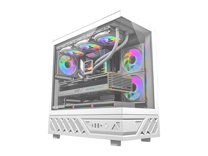 Darkflash DS950 Computer Case - Gehäuse - Weiß