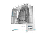 Darkflash DY451 PRO computer case with fan (white) - Gehäuse - Miditower - Weiß