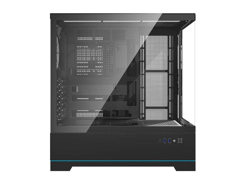 Darkflash DY451 computer case without fans (black) - Gehäuse - Miditower - Schwarz