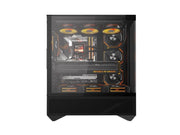 Darkflash DY460 Computer Case with 4 ARGB Fans - Gehäuse - Schwarz
