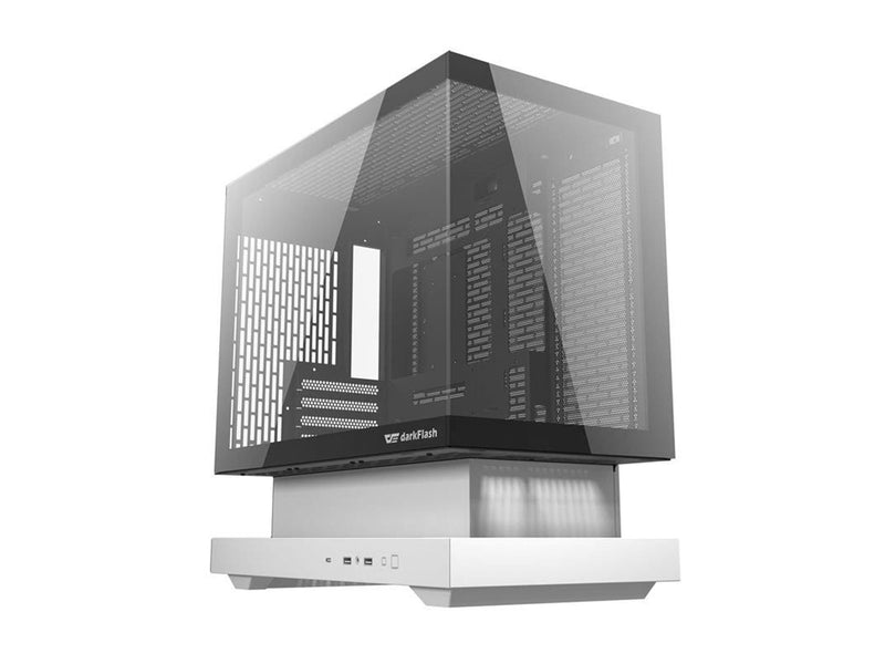 Darkflash F1 Computer Case with 6 ARGB Fans - Gehäuse - Weiß