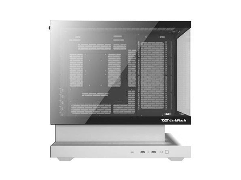 Darkflash F1 Computer Case with 6 ARGB Fans - Gehäuse - Weiß
