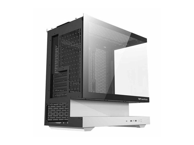 Darkflash F1 Computer Case with 6 ARGB Fans - Gehäuse - Weiß