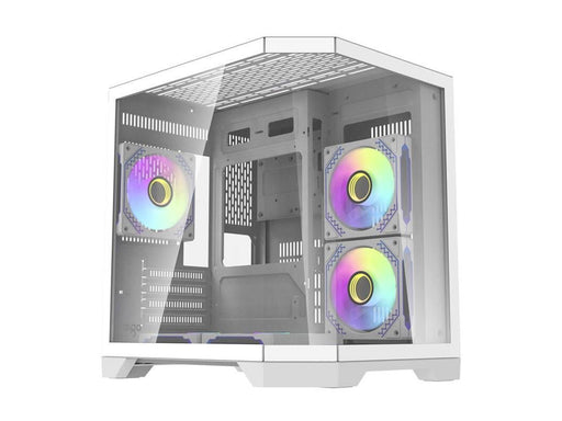 Darkflash FT350 Computer Case + 5 aRGB Fans - Gehäuse - Weiß