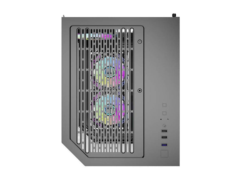 Darkflash FT350 Computer Case with 5 ARGB Fans - Black - Gehäuse - Schwarz