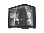 Darkflash FT418 computer case + 6 aRGB fans (black) - Gehäuse - Minitower - Schwarz