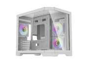 Darkflash FT418 computer case + 6 aRGB fans (white) - Gehäuse - Minitower - Weiß