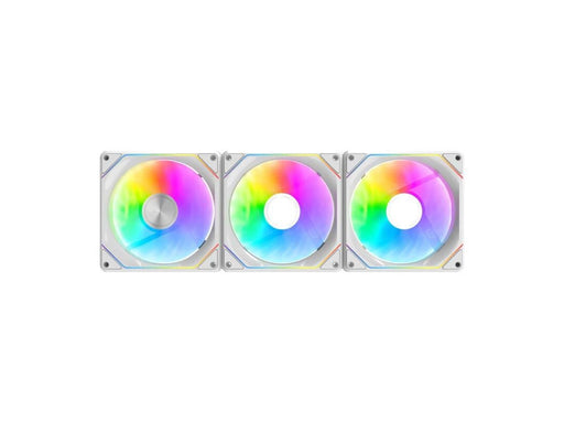 Darkflash Gauss G24 3-in-1 computer fans (white) - Gehäuselüfter - 120mm - Weiß - 33 dBA