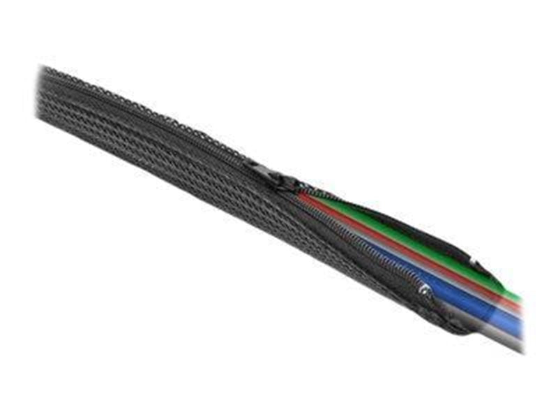 DeLOCK Braided Sleeve with zip fastener heat-resistant