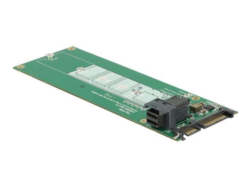 DeLOCK Converter SATA 22 pin / SFF-8643 NVMe > 1 x M.2 NGFF Key M