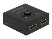 DeLOCK HDMI 2 - 1 bidirectional 4K 60 Hz compact