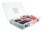 DeLOCK Heat shrink tube assortment box red / black 520 pieces