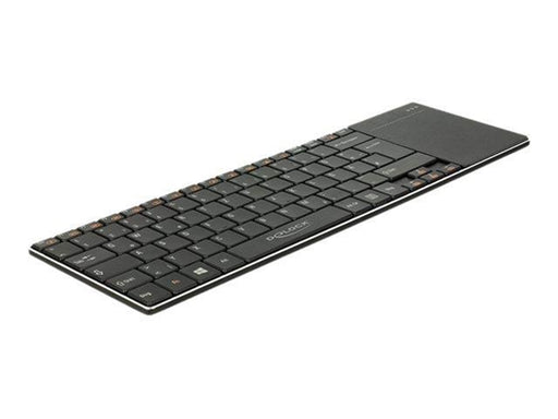 DeLOCK Wireless Keyboard - Tastatur - Deutsch - Schwarz