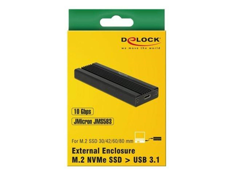 DeLOCK - storage enclosure - M.2 Card - USB 3.1 (Gen 2)