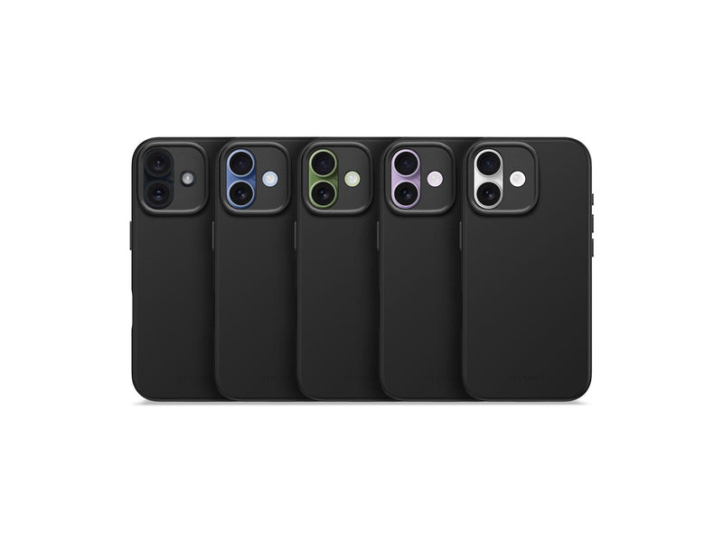 Decoded AntiMicrobial Silicone Backcover for iPhone 17 - Phantom Black