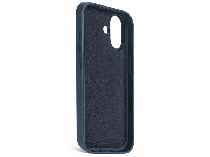 Decoded - Leather Backcover for iPhone 17 - Navy shadow