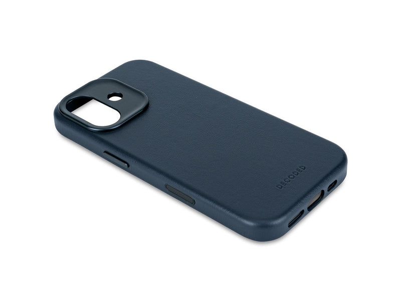Decoded - Leather Backcover for iPhone 17 - Navy shadow
