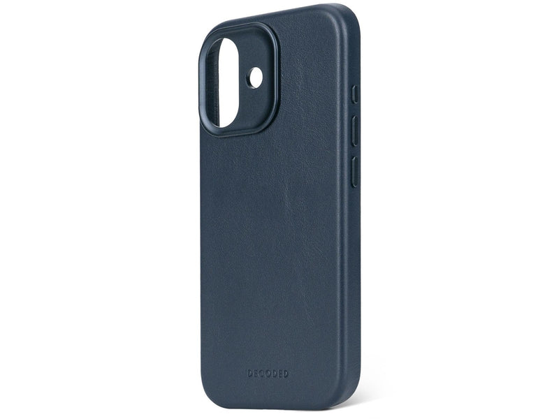 Decoded - Leather Backcover for iPhone 17 - Navy shadow