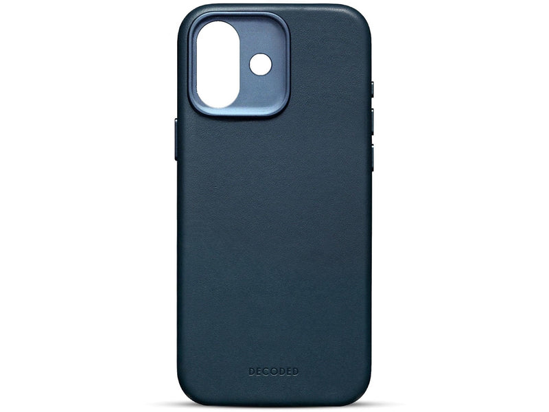 Decoded - Leather Backcover for iPhone 17 - Navy shadow