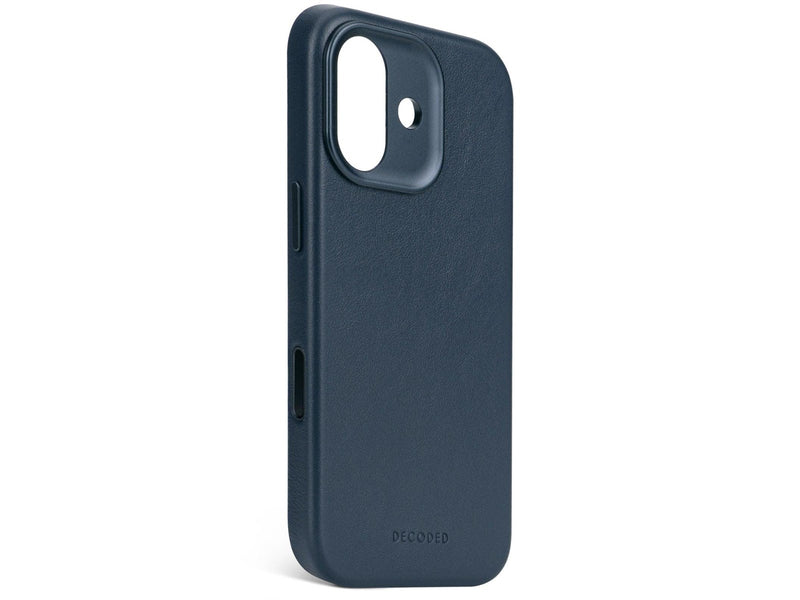Decoded - Leather Backcover for iPhone 17 - Navy shadow