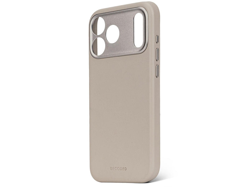 Decoded - Leather Backcover for iPhone 17 Pro Max - Solid Clay