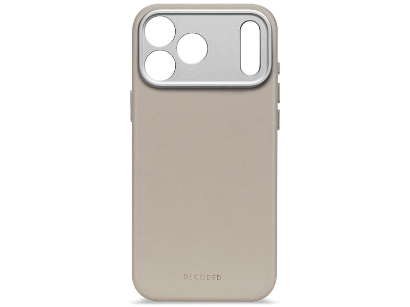 Decoded - Leather Backcover for iPhone 17 Pro Max - Solid Clay