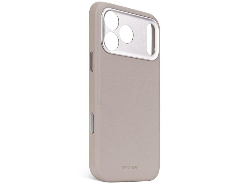 Decoded - Leather Backcover for iPhone 17 Pro Max - Solid Clay