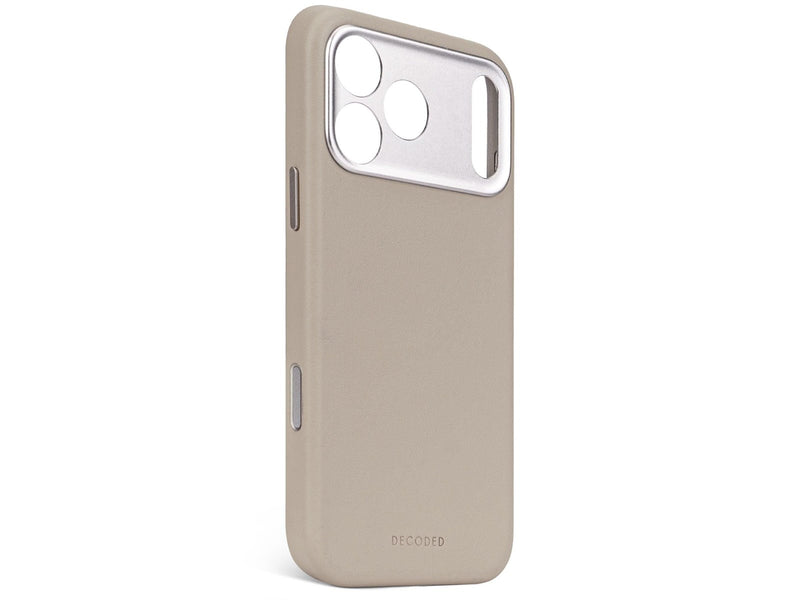 Decoded - Leather Backcover for iPhone 17 Pro Max - Solid Clay