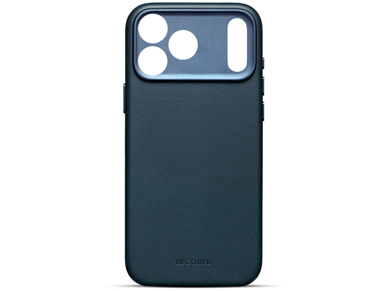 Decoded - Leather Backcover for iPhone 17 Pro  - Navy Shadow
