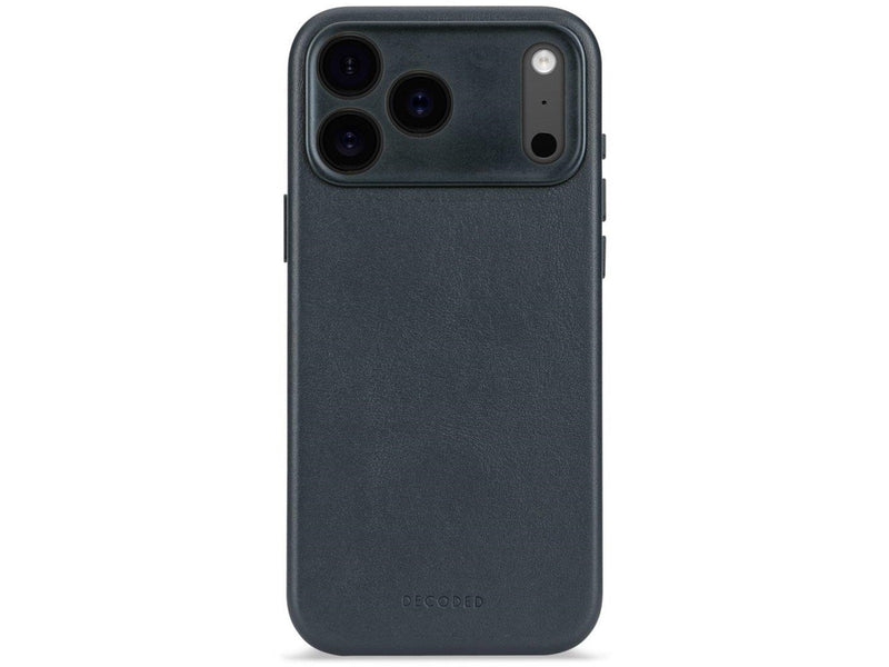 Decoded - Leather Backcover for iPhone 17 Pro  - Navy Shadow