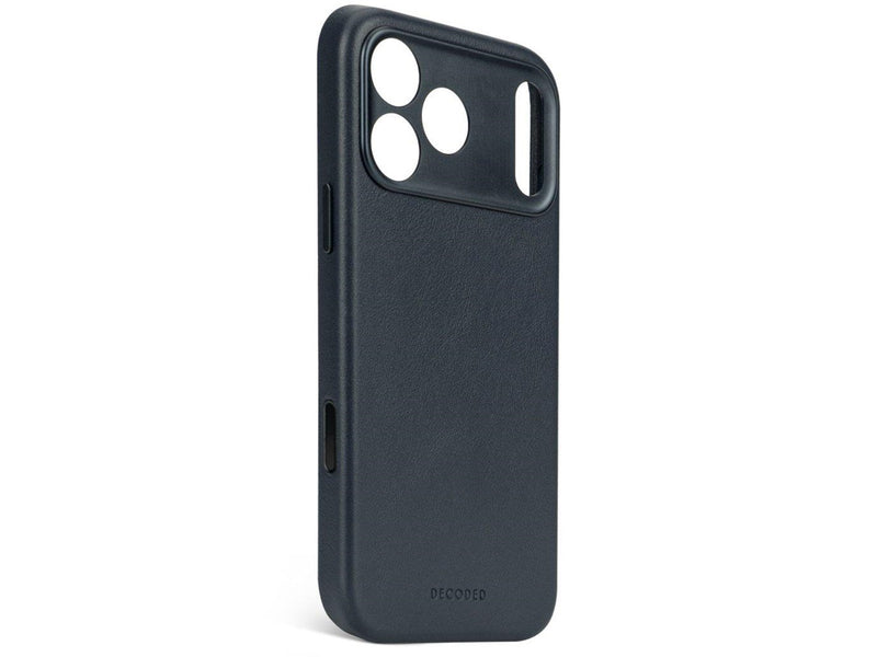 Decoded - Leather Backcover for iPhone 17 Pro  - Navy Shadow
