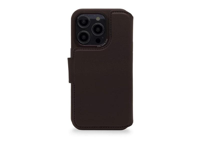 Decoded Leather Detachable Wallet for iPhone 14 Pro Max Brown