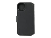 Decoded Leather Detachable Wallet for iPhone 15 Plus Black