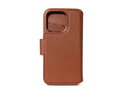 Decoded Leather Detachable Wallet for iPhone 15 Pro Max Tan