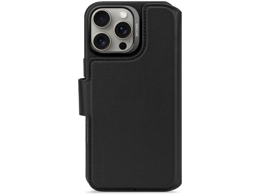 Decoded Leather Detachable Wallet for iPhone 16 Pro Max Black