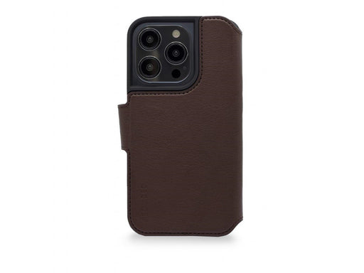 Decoded Leather Wallet Case for iPhone 14 Pro Max Brown