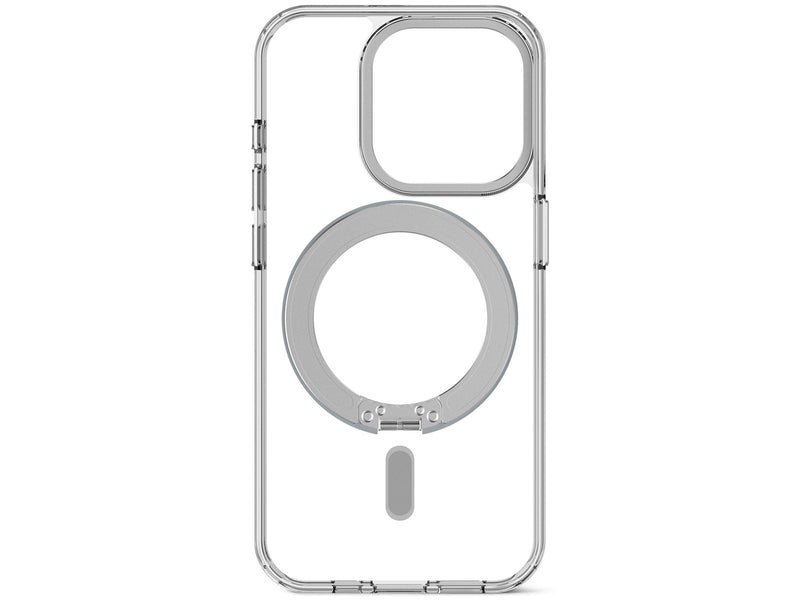 Decoded Recycled Plastic Transparent Loop Stand BackCover  for iPhone 15 Pro Clear