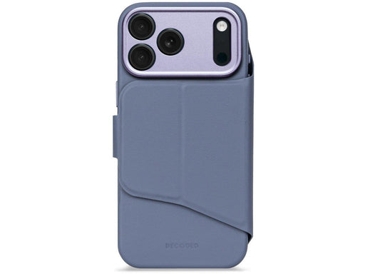Decoded - Textured Silicone Detachable Wallet for iPhone 17 Pro - Forever Blue
