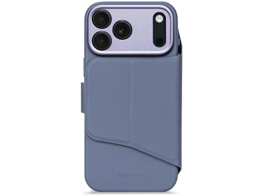 Decoded - Textured Silicone Detachable Wallet for iPhone 17 Pro Max - Forever Bl