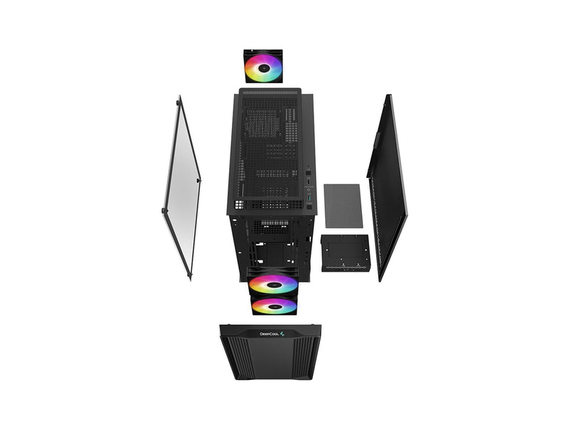 DeepCool CC360 ARGB - Gehäuse - Miditower - Schwarz
