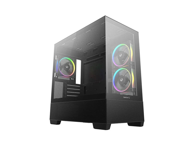 DeepCool CG380 3F - Gehäuse - Minitower - Schwarz