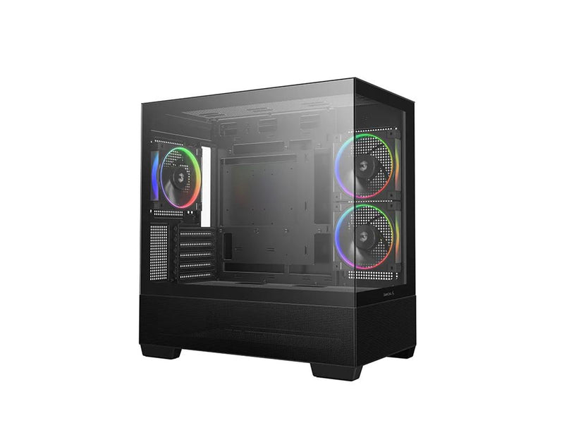 DeepCool CG380 3F - Gehäuse - Minitower - Schwarz