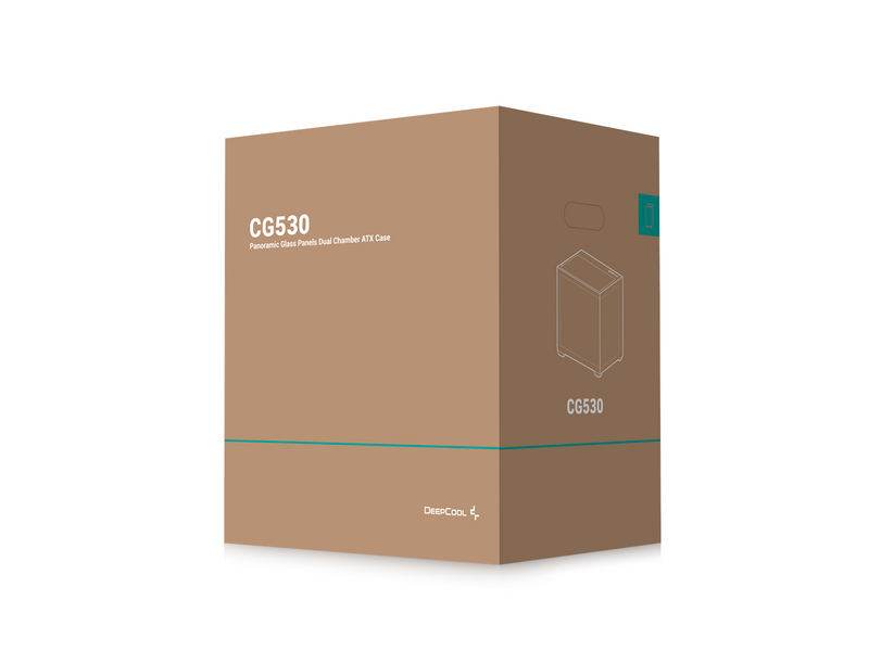 DeepCool CG530 - Black - Gehäuse - Desktop - Schwarz