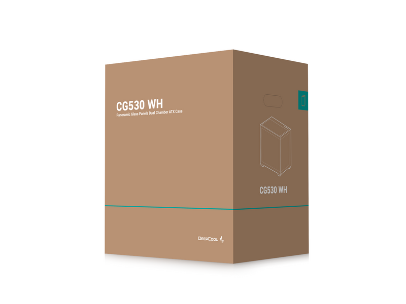 DeepCool CG530 - White - Gehäuse - Desktop - Weiß