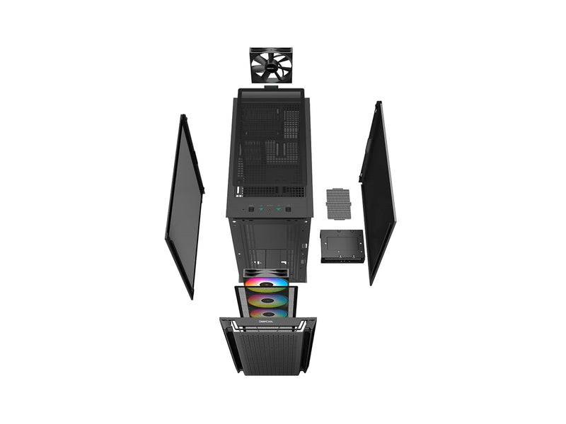 DeepCool CG560 - Gehäuse - Miditower - Schwarz