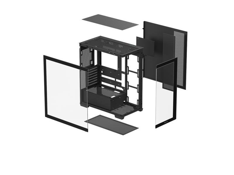 DeepCool CG580 - Gehäuse - Miditower - Schwarz