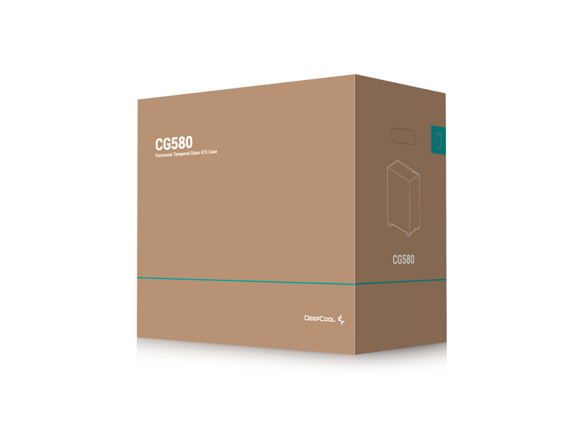 DeepCool CG580 - Gehäuse - Miditower - Schwarz