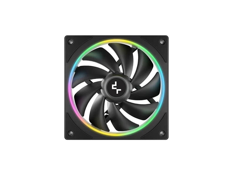 DeepCool FL12 SE 3-1 - Gehäuselüfter - 120mm - Schwarz mit RGB LED - 29 dBA