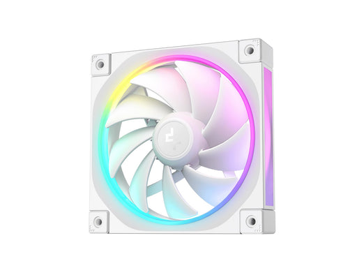 DeepCool FL12 WH - Gehäuselüfter - 120mm - Weiß mit RGB LED - 32 dBA