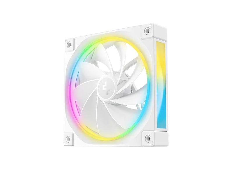 DeepCool FL12R WH - Gehäuselüfter - 120mm - Weiß mit RGB LED - 34 dBA